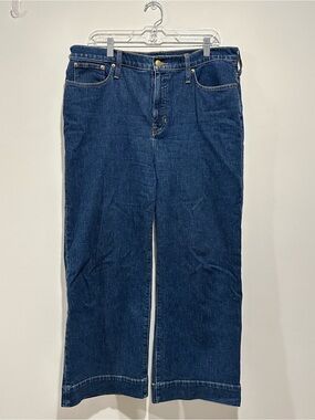 J. Crew Indigo Wide-Leg Jeans